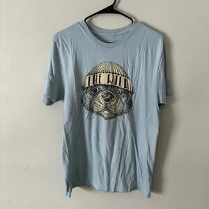 Otter “the wild” tshirt mens size medium blue white